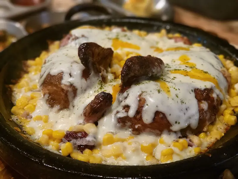 콘치즈와 닭의 조합