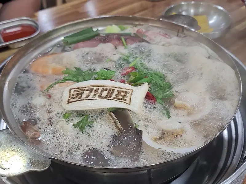 해물칼국수 비주얼