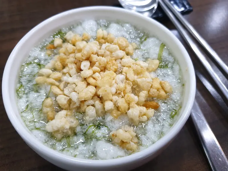 매생이 해물 죽