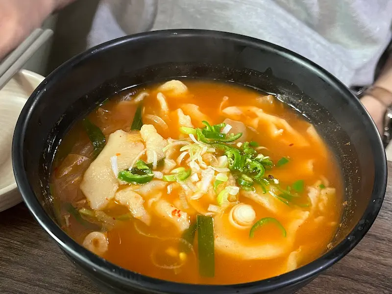 김치 수제비