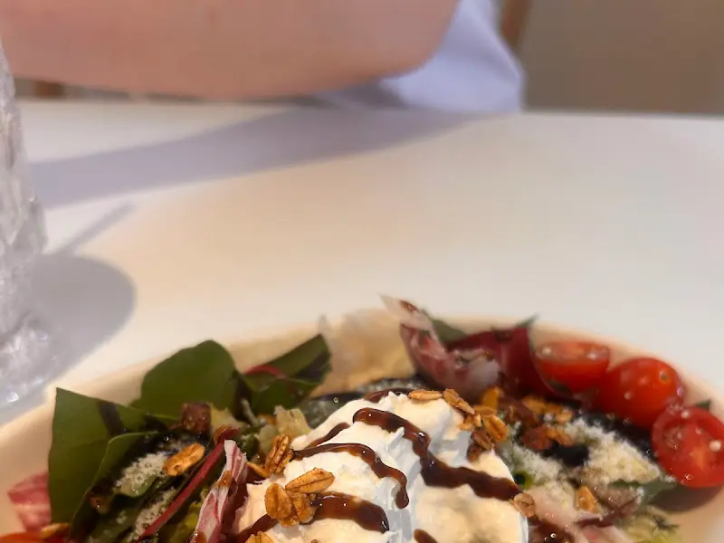 싱그러운 샐러드의 근접 샷