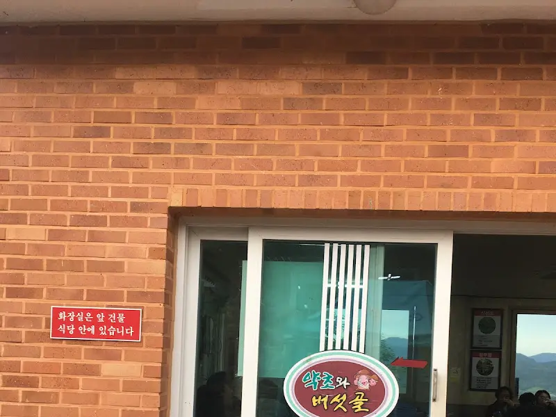 약초와 버섯골 식당 내부