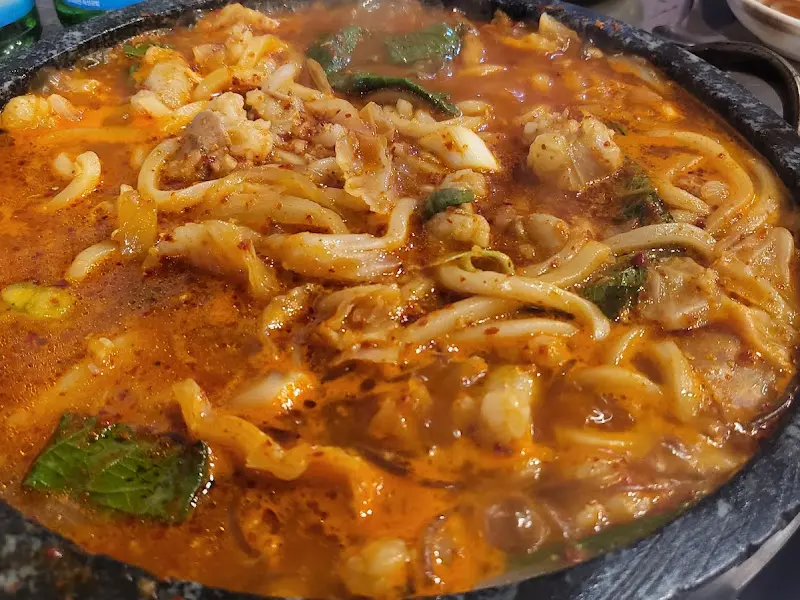 해성막창집 곱창전골