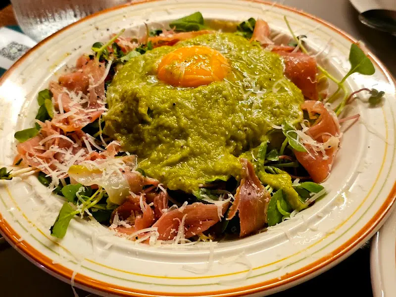 아보카도 샐러드 클로즈업