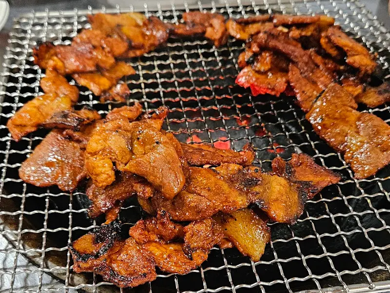 맛있게 구워진 뒷고기