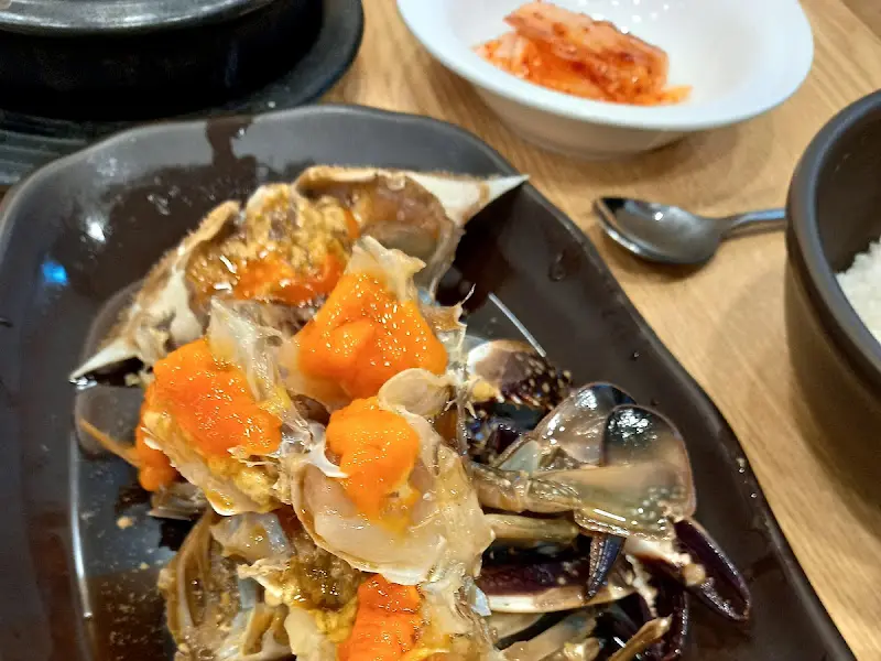 간장게장 근접샷