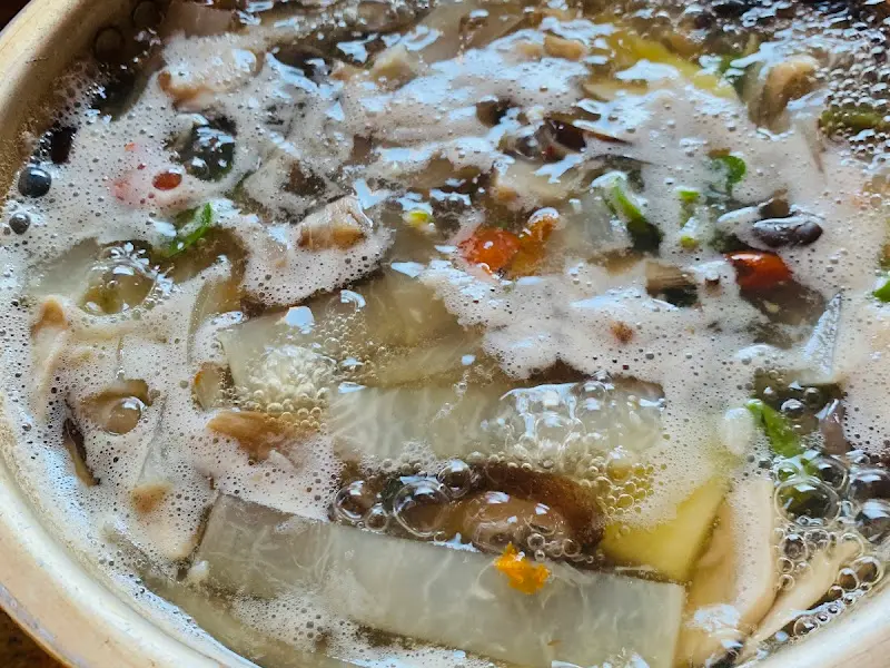 버섯전골 클로즈업