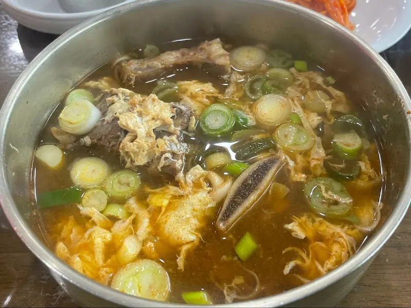 갈비탕 확대샷