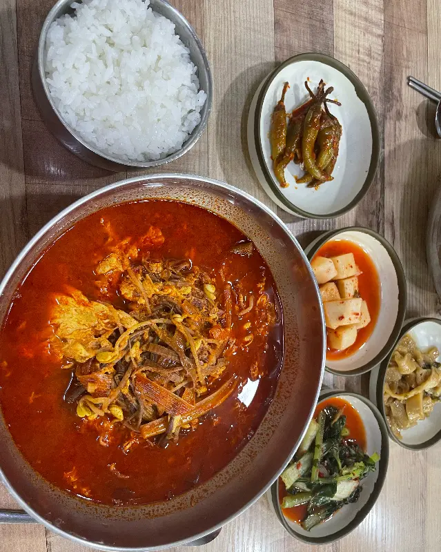 육개장과 밥