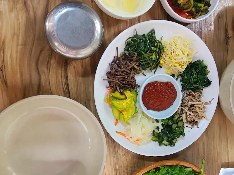 보리밥 정식 한 상 차림