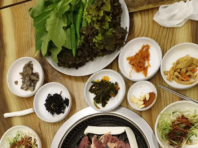 풍성한 쌈 채소