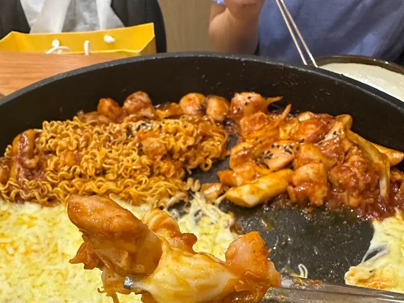 닭갈비 근접샷