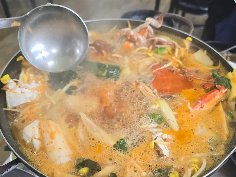 꽃지꽃게집 게국지 국물