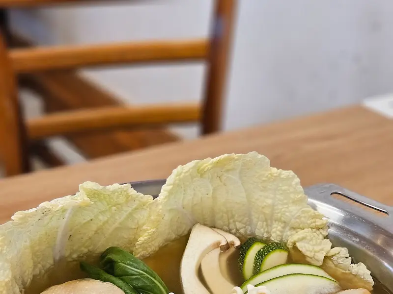 만두전골 속 재료들