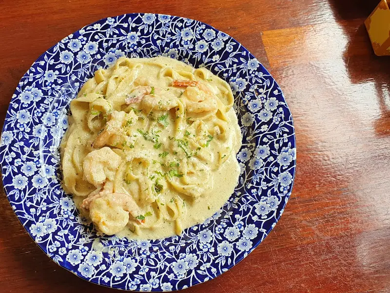 크림 파스타의 풍미