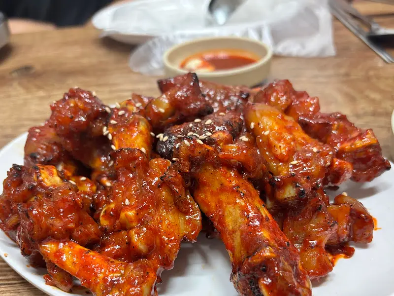 양념족발구이 근접샷