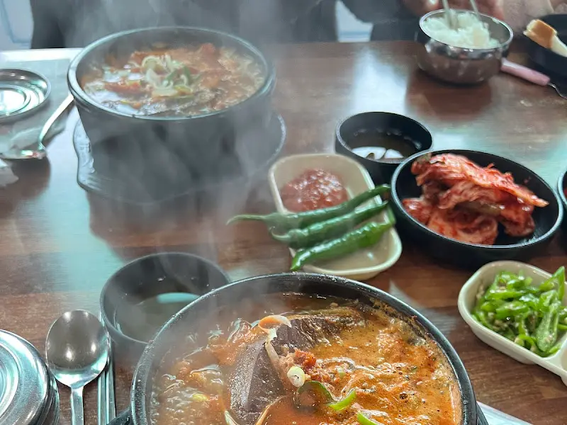 선지해장국 한 상 차림