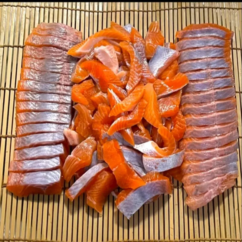 송어회 클로즈업