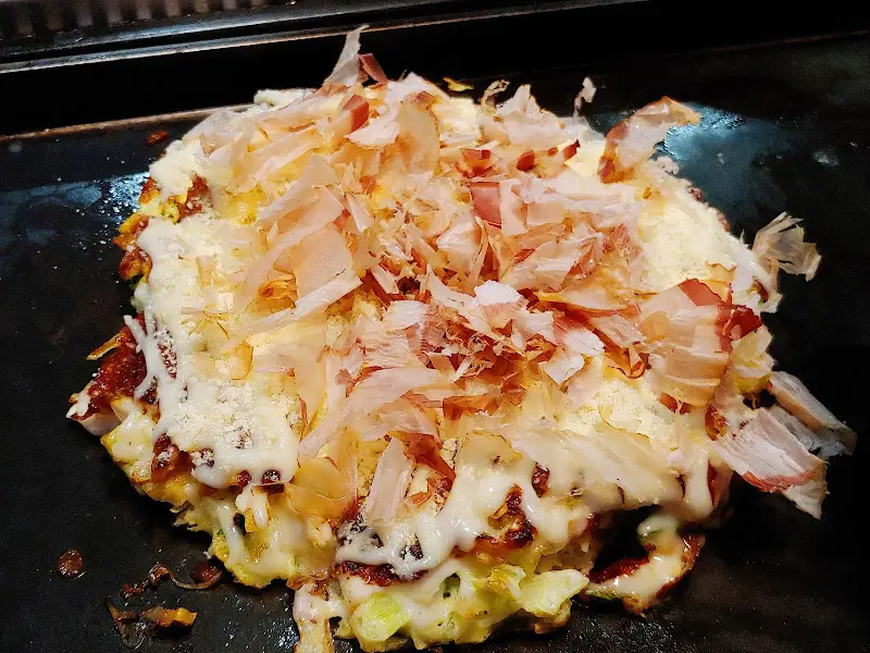 치즈가 녹아내리는 오코노미야끼