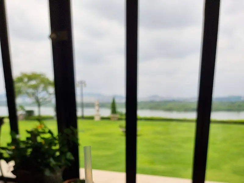 테라스에서 바라본 정원