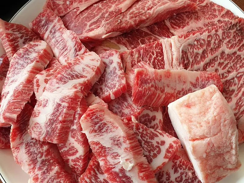 마블링이 훌륭한 갈비살