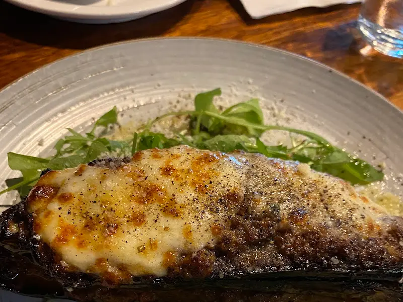 가지 그라탕 근접샷