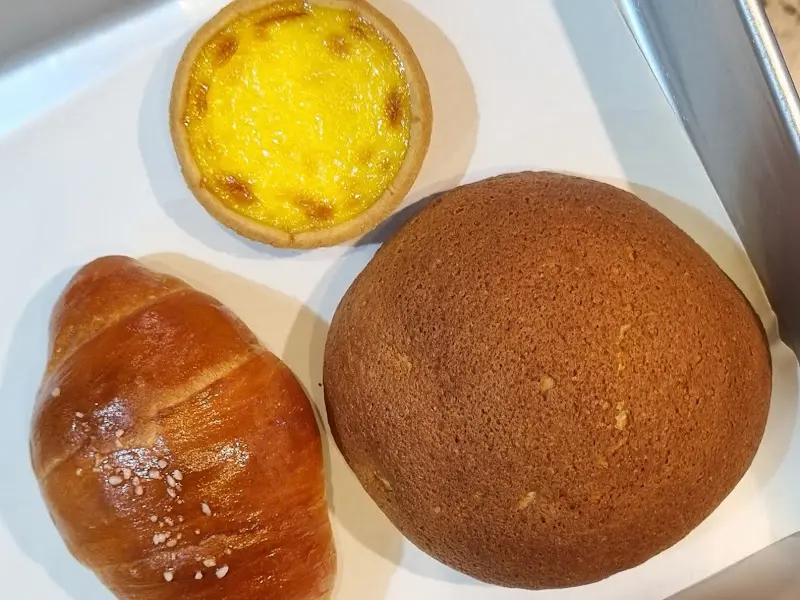 에그타르트, 소금빵, 메론빵