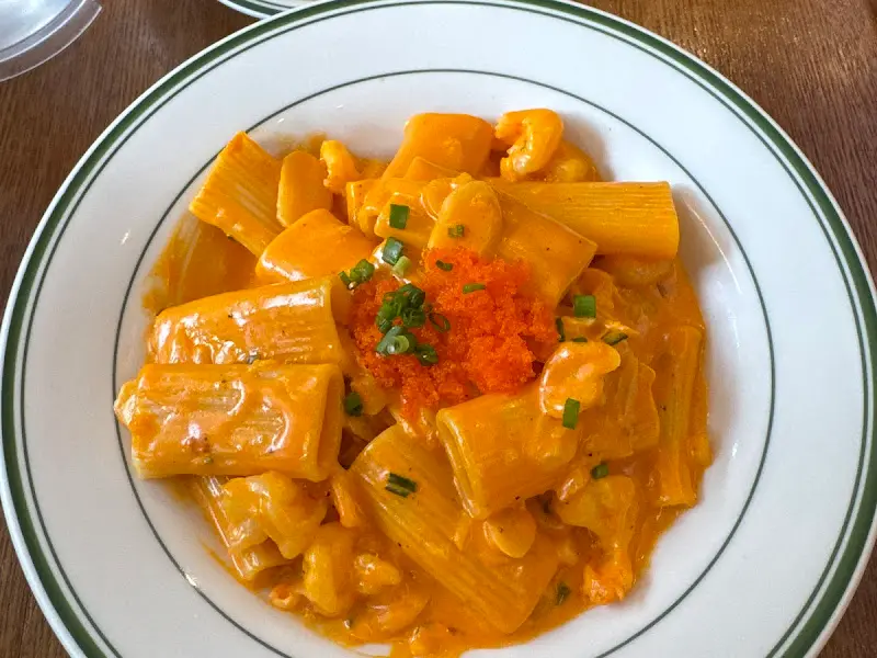 매운 새우 로제 리가토니