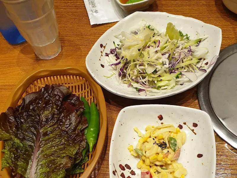 신선한 쌈 채소