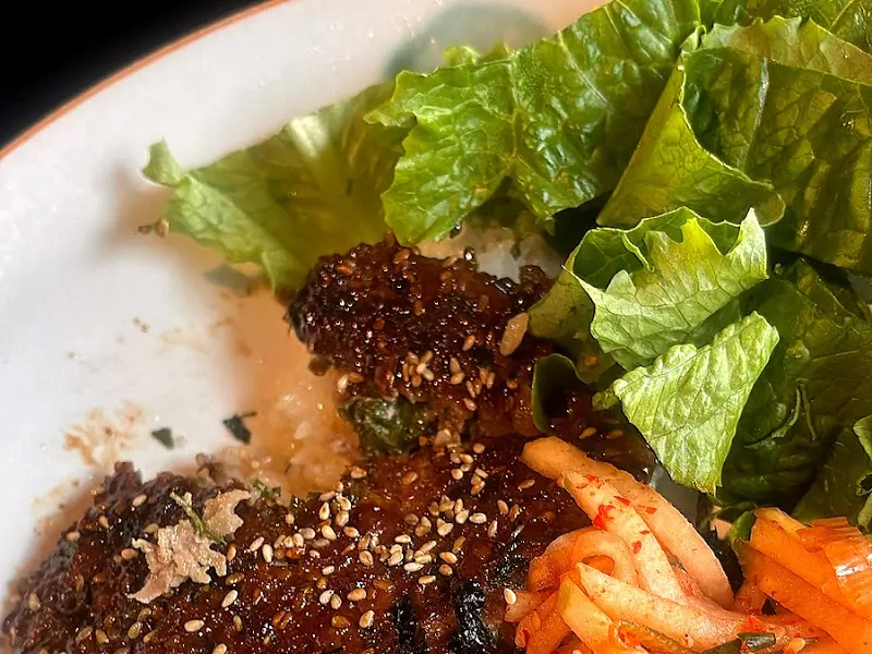 밥꽃한상 떡갈비