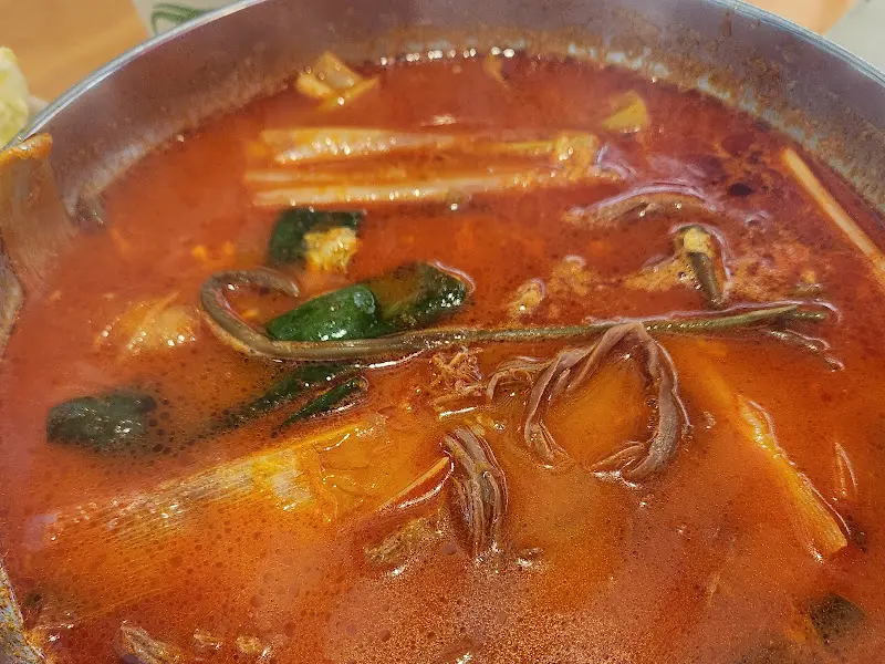 수라전통육개장의 보쌈 한상