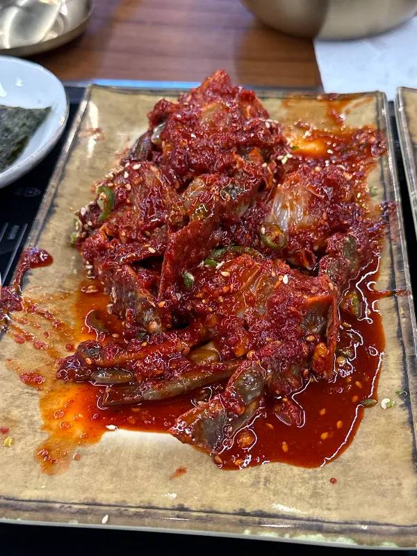 매콤달콤한 양념게장