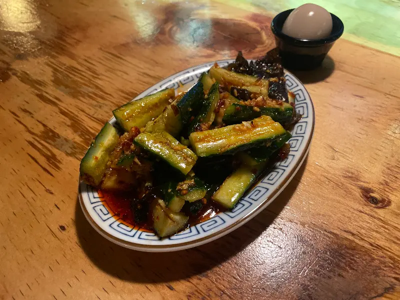 매콤달콤한 오이탕탕이