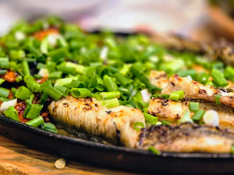 양념 장어구이 클로즈업