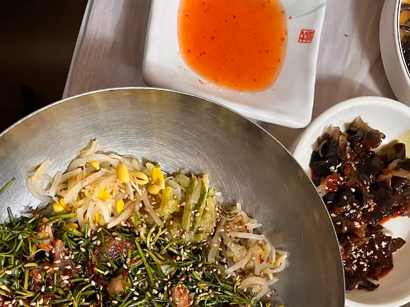 낙지 비빔밥 근접샷