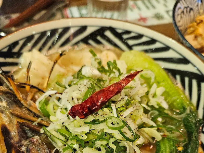 새우 완탕면 근접 사진