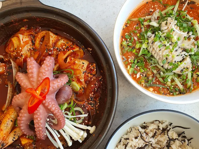 시원한 한치물회