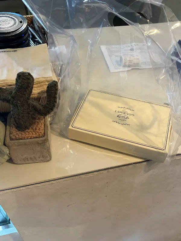 포장된 타르트 상자