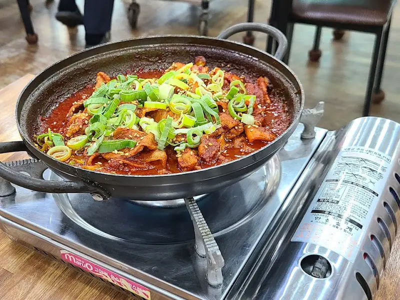 제육볶음의 모습