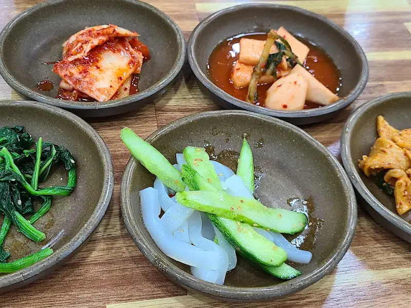 밑반찬 클로즈업