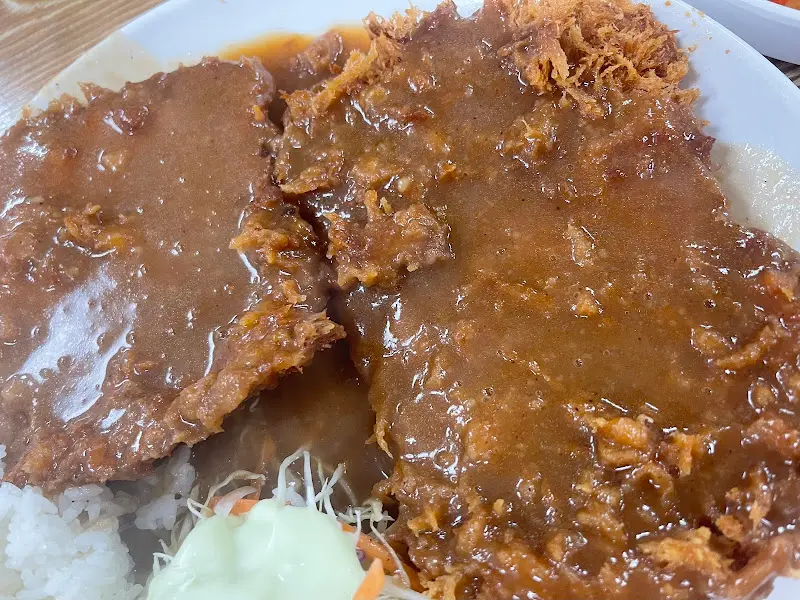 돈까스 단독 샷