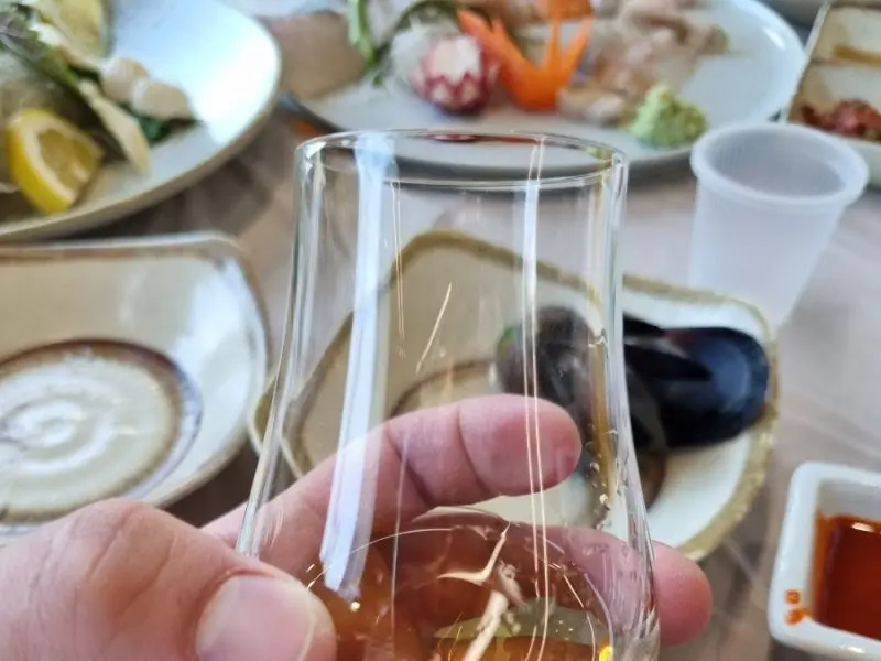 곁들여 마신 술