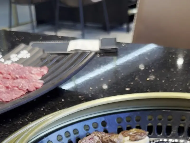 잘 구워진 한우