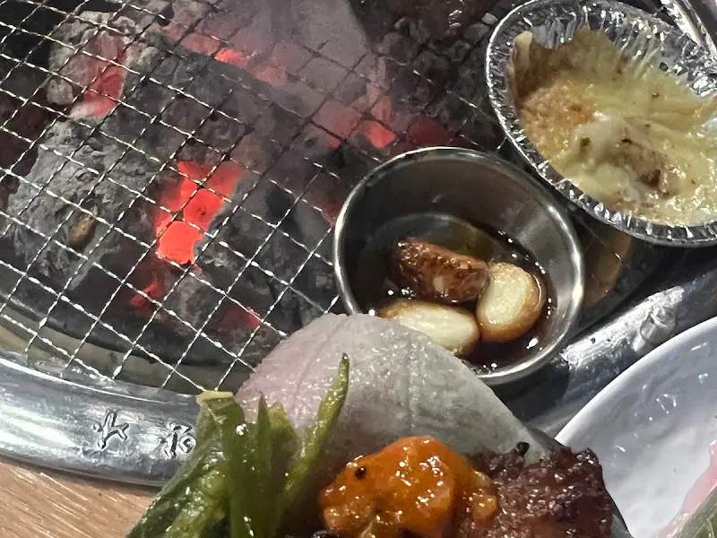 숯불 위의 치즈