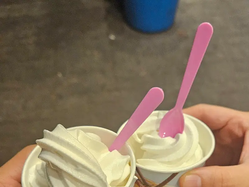 후식으로 제공되는 아이스크림