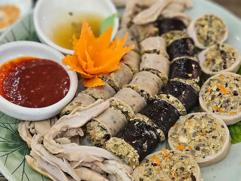 모듬순대 디테일 샷