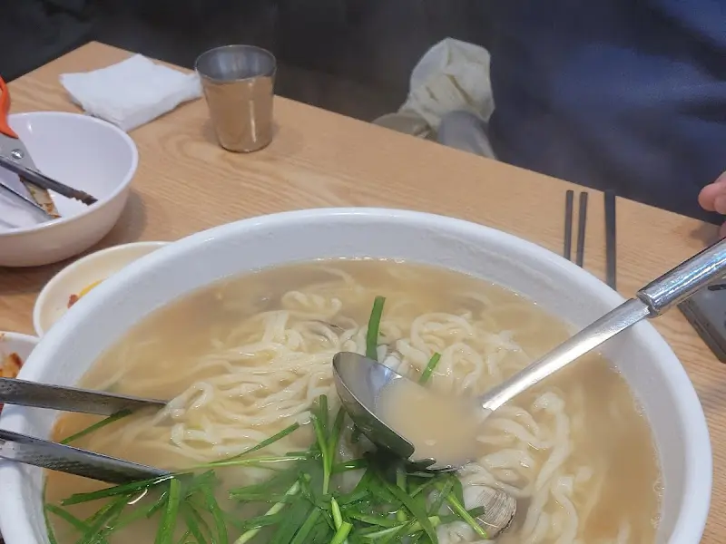 온천손칼국수쭈꾸미 물총칼국수