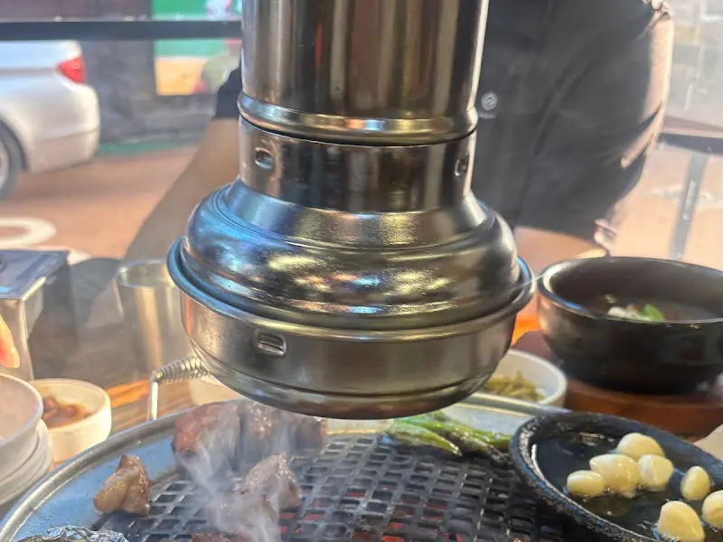 가브리살 굽는 모습