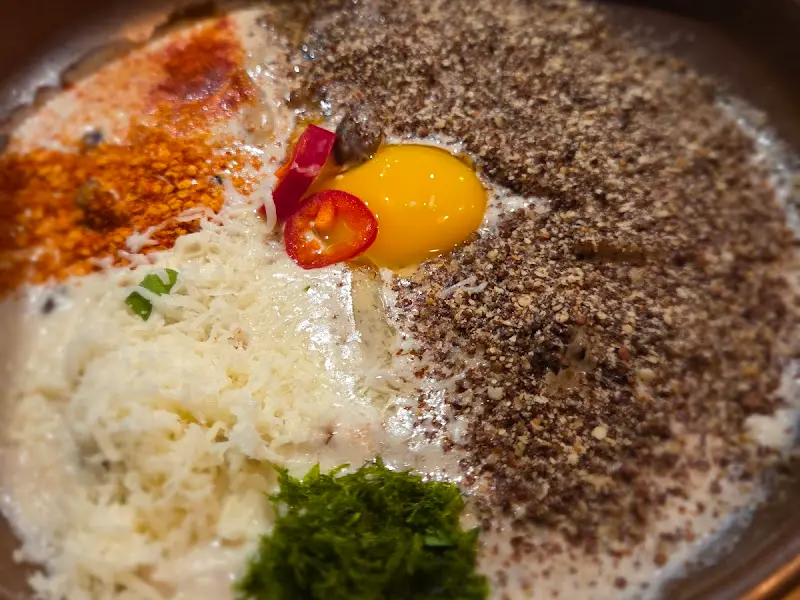 정희의 고사리 크림 수제비