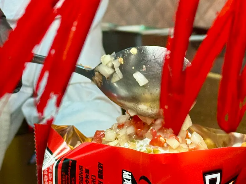 메가밤 스낵 제조 과정